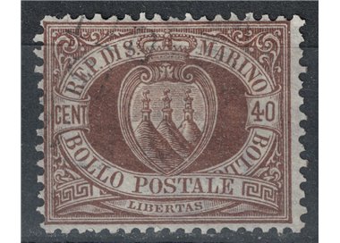 SAN MARINO 1892-94 40c dark brown us