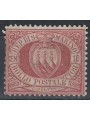 SAN MARINO 1894-99 10c rosso bruno cupo us