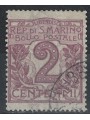 SAN MARINO 1903 2c brown violet us