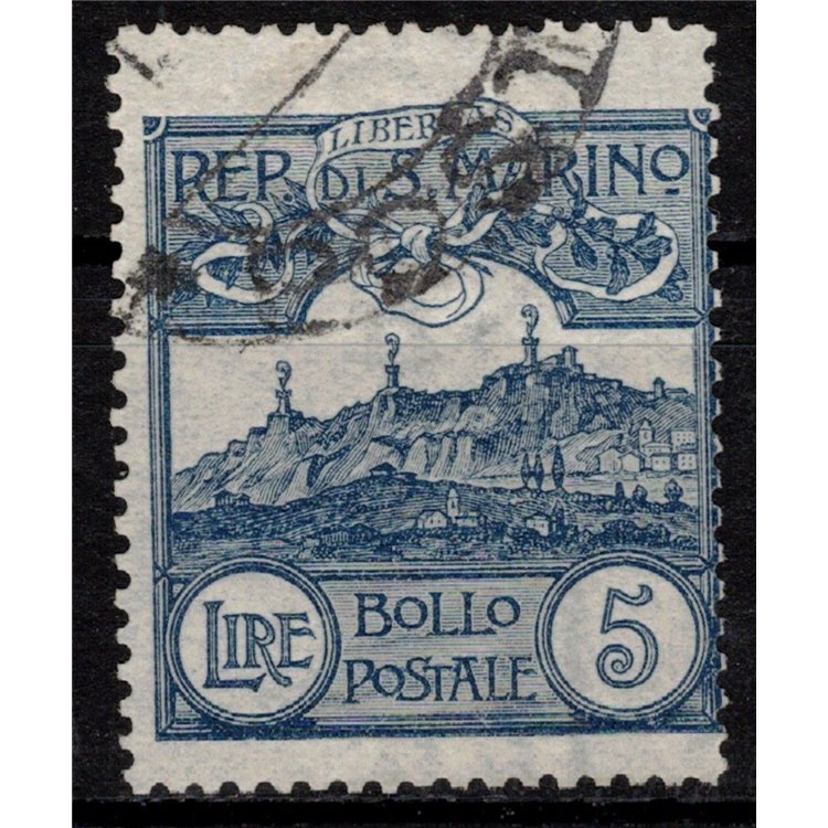 SAN MARINO 1903 5£ ardesia us
