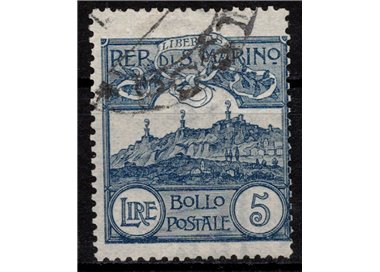 SAN MARINO 1903 5£ ardesia us