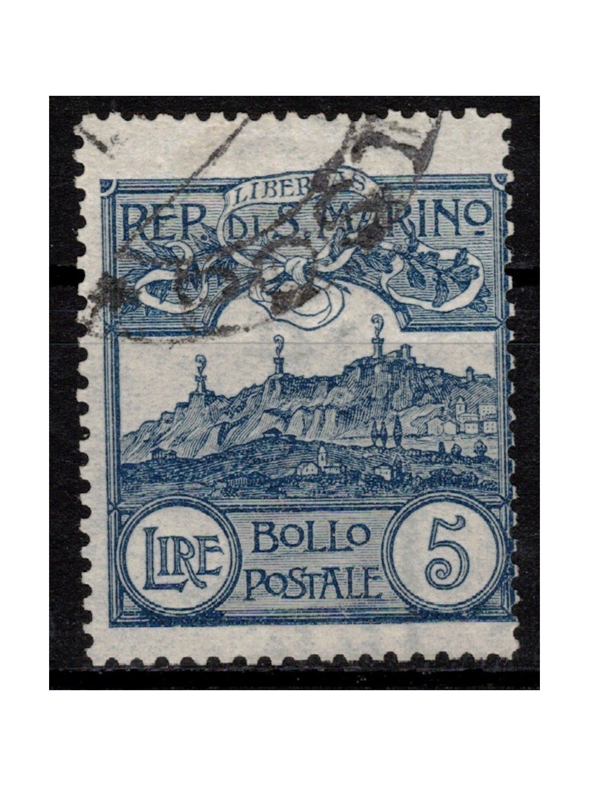 SAN MARINO 1903 5£ slate us