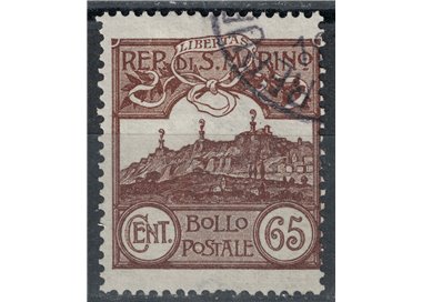 SAN MARINO 1903 65c brown us