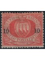 SAN MARINO 1892 10c su 20c rosso (11) MH*