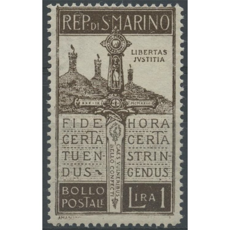 SAN MARINO 1923 Pro volontari MH*