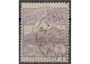 SAN MARINO 1903 2£ violet us