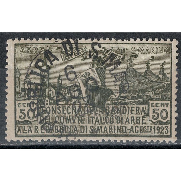 SAN MARINO 1923 Bandiera di Arbe us