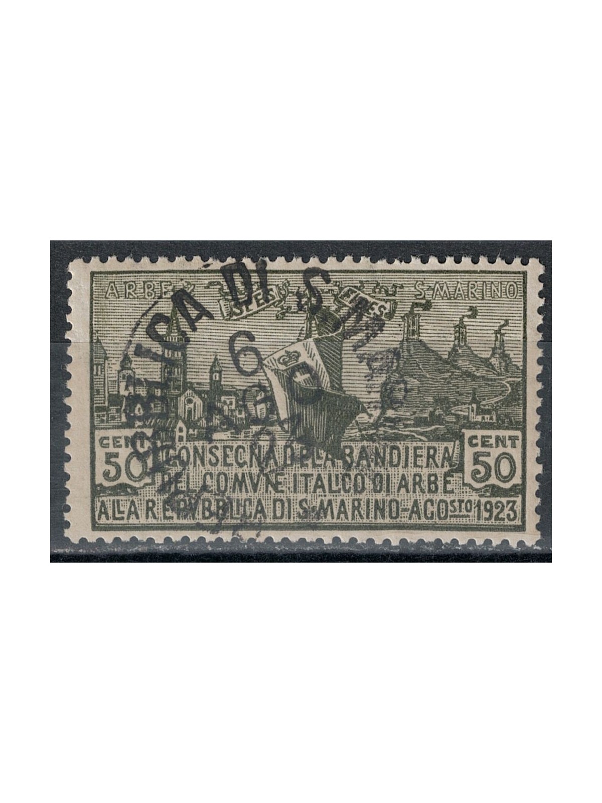 SAN MARINO 1923 Flag of Arbe us