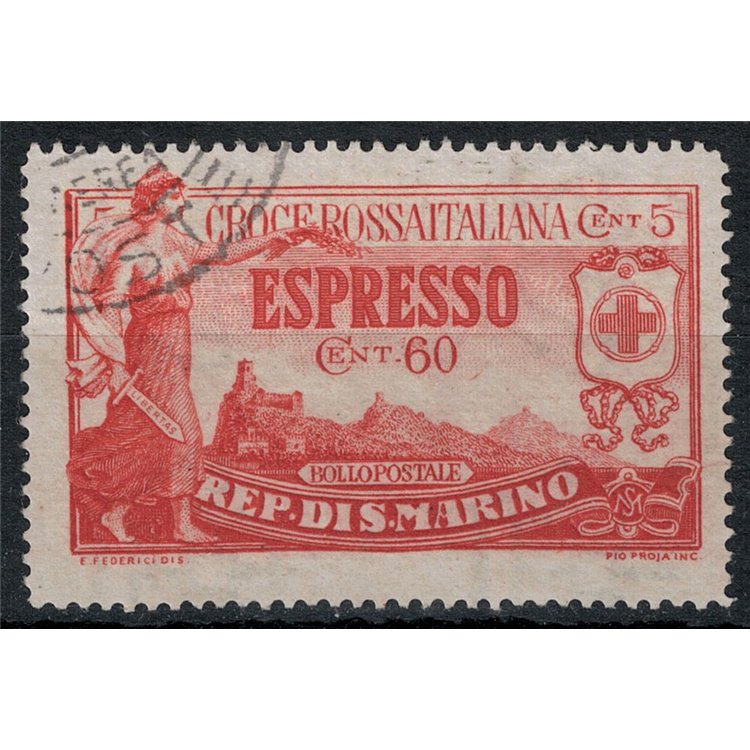 SAN MARINO 1923 Pro Croce Rossa, espresso us