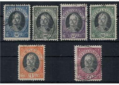 SAN MARINO 1926 Antonio Onofri 6v us