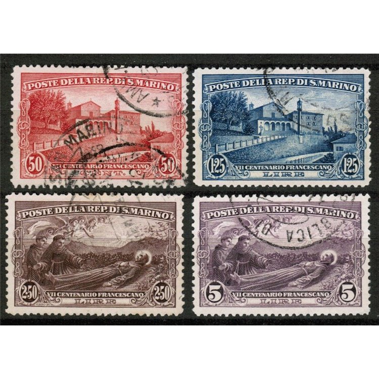 SAN MARINO 1928 San Francesco 4v us