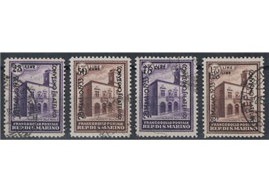 SAN MARINO 1933 Convegno filatelico 4v us ©