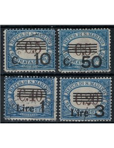 SAN MARINO 1940 Postage due 4v us