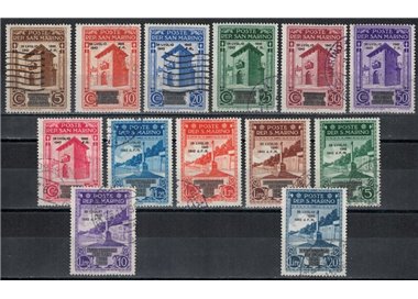 SAN MARINO 1943 Fall of Fascism 13v us