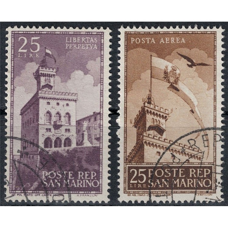 SAN MARINO 1945 Government Palace 2v us