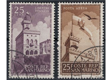 SAN MARINO 1945 Palazzo del Governo 2v us