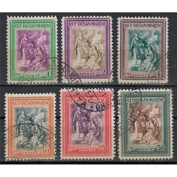 SAN MARINO 1947 Ricostruzione 6v us