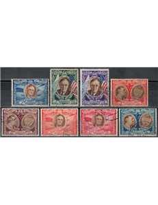 SAN MARINO 1947 Roosevelt (airmail) 8v us