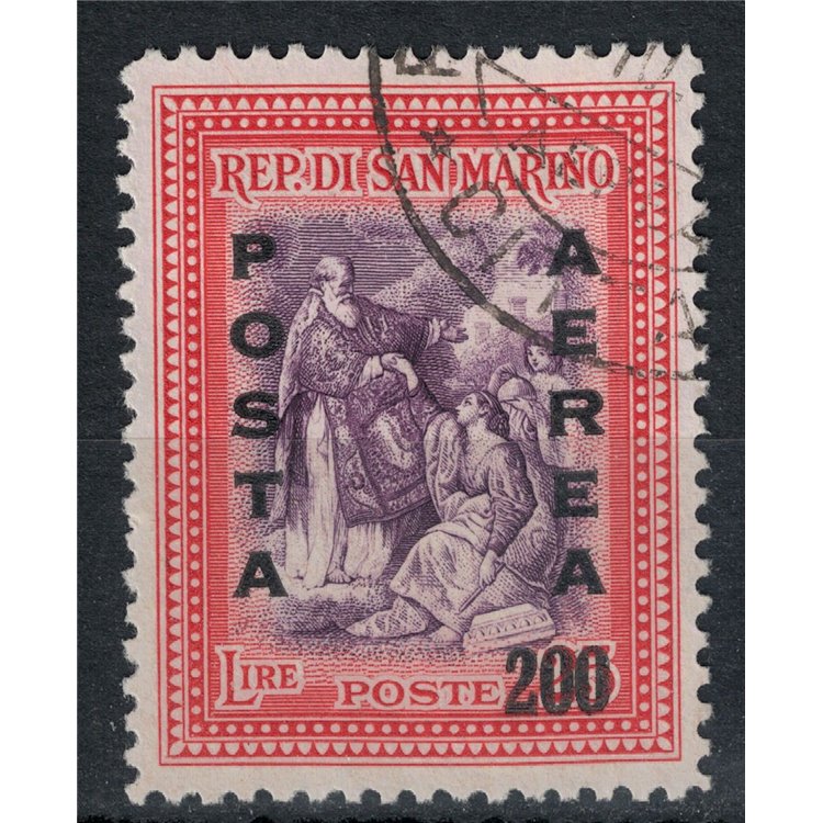 SAN MARINO 1948 US Airmail