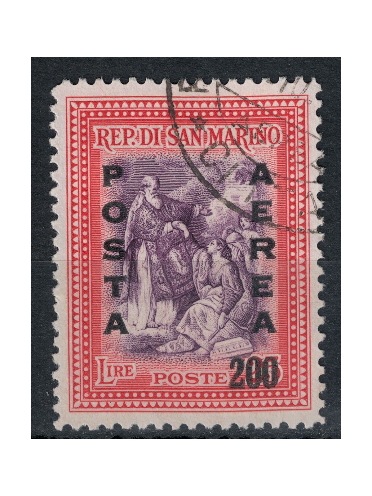 SAN MARINO 1948 Posta aerea us
