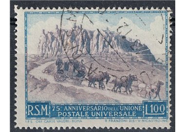 SAN MARINO 1949 Anniversario UPU £ 100 us