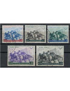 SAN MARINO 1949 Garibaldi (airmail) 5v us