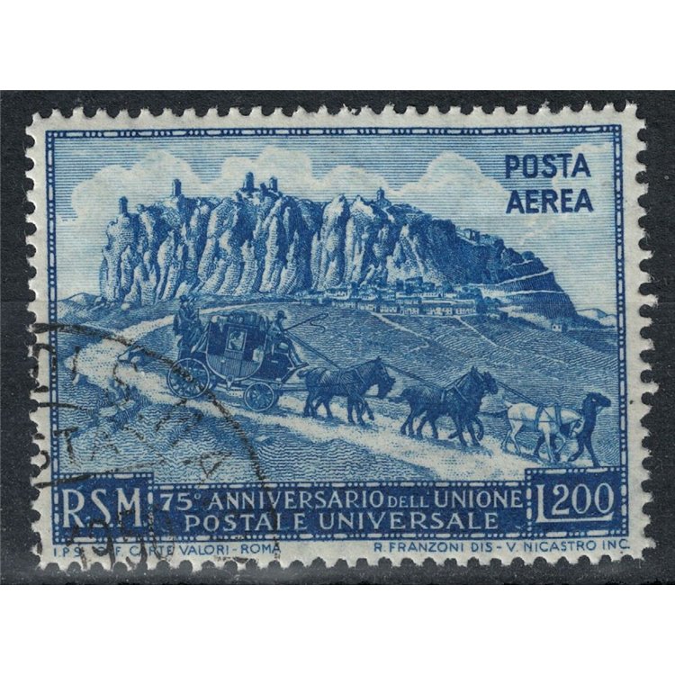SAN MARINO 1950 Anniversary UPU (airmail) £200 us
