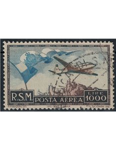 SAN MARINO 1951 Airmail £1000 us