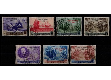 SAN MARINO 1952 Trieste Fair 7v us
