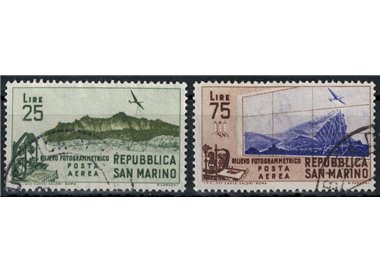 SAN MARINO 1952 Photogrammetric survey 2v us