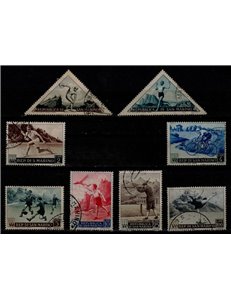 SAN MARINO 1953 Sport, 1ª emissione 8v us