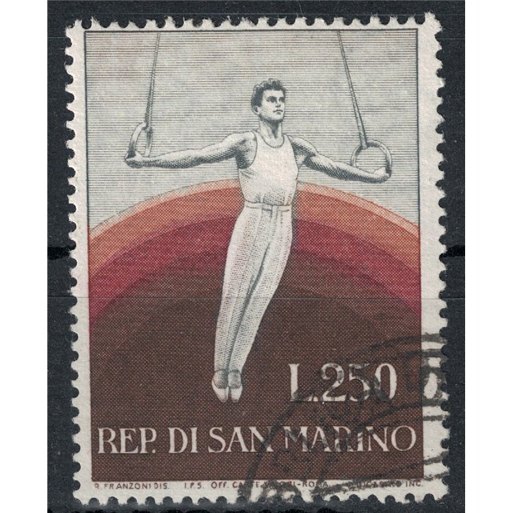 SAN MARINO 1954 Sport, gymnastics us