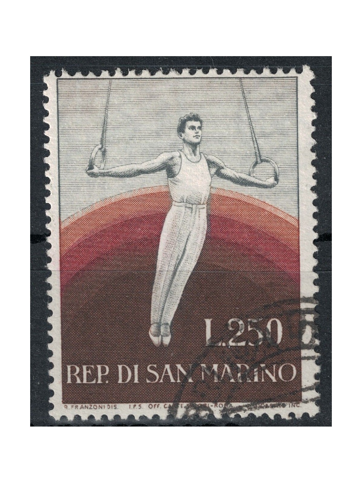 SAN MARINO 1954 Sport, ginnastica us