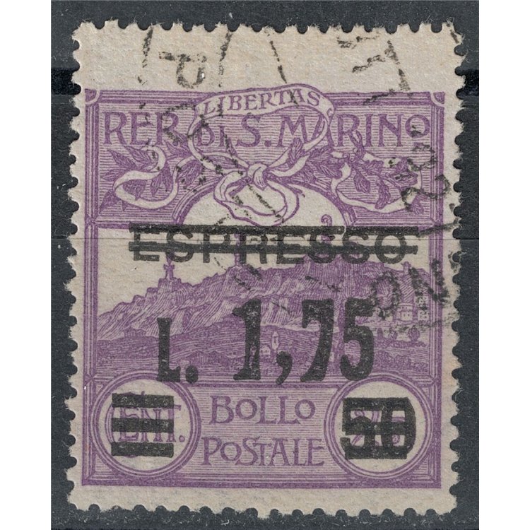 SAN MARINO 1927 Veduta di San Marino us