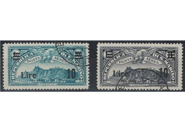 SAN MARINO 1942 Posta aerea 2v us