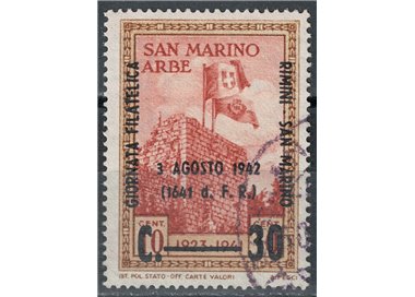 SAN MARINO 1942 Philatelic Day us