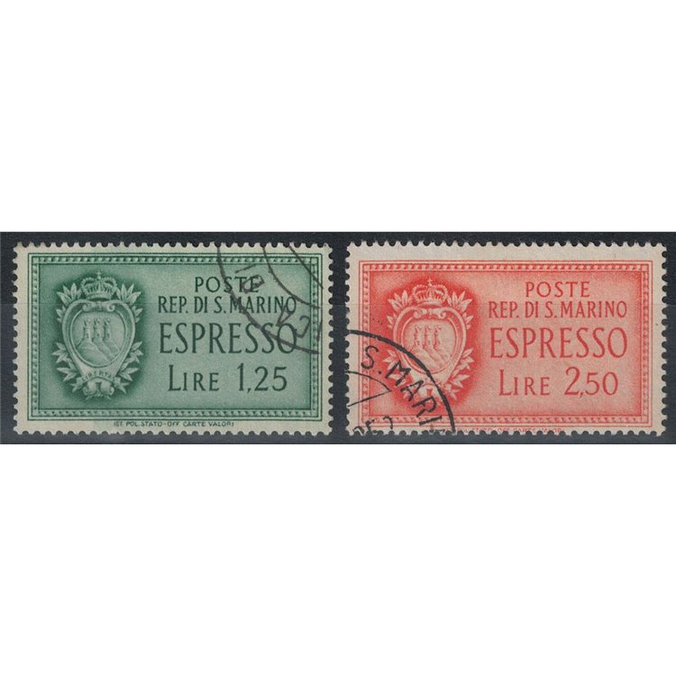 SAN MARINO 1943 Express 2v us