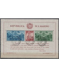 SAN MARINO 1945 Government Palace s/s us