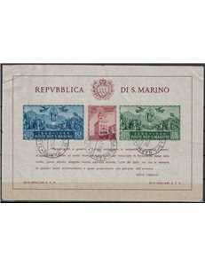SAN MARINO 1945 Government Palace (ND) s/s us
