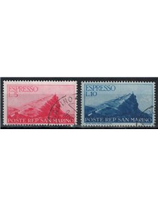 SAN MARINO 1945-46 Espressi 2v us