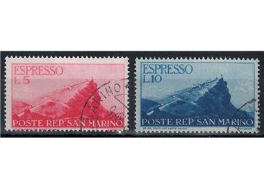SAN MARINO 1945-46 Express 2v us