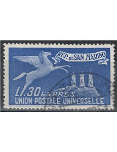 SAN MARINO 1946 Express for abroad us