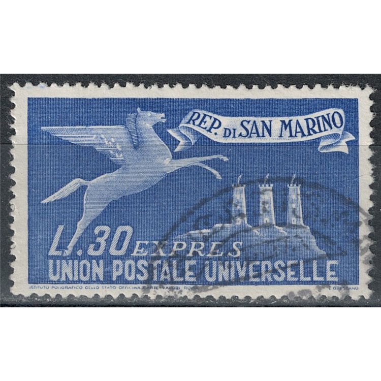 SAN MARINO 1946 Express for abroad us