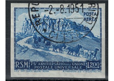 SAN MARINO 1951 Anniversary UPU (airmail) £200 nd us