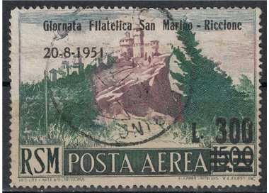 SAN MARINO 1951 Philatelic Day (airmail) us