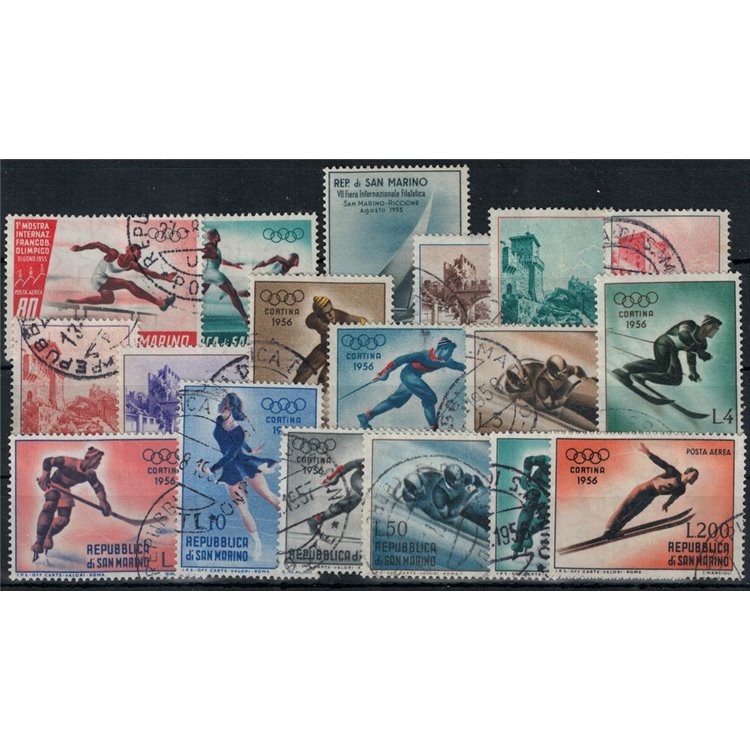 SAN MARINO 1955 Complete Year 18v US
