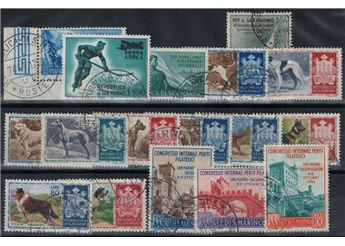 SAN MARINO 1956 Annata completa 17v us