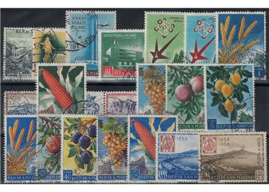 SAN MARINO 1958 Complete Year 20v US