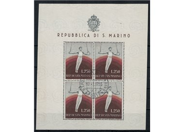 SAN MARINO 1954 Sport, gymnastics s/s us