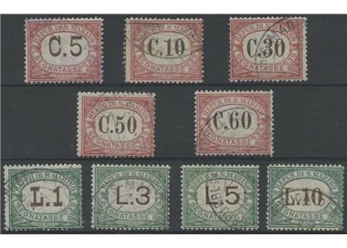 SAN MARINO 1924 Segnatasse 9v us